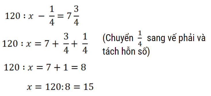 phép tính với phân số